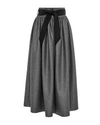 Martin Grant | Gray High Waisted Skirt | Lyst
