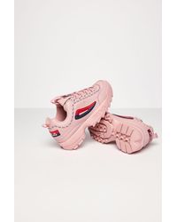 fila disruptor ii premium repeat pink
