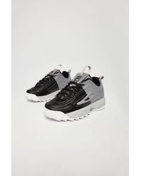 fila disruptor ii phase shift black shoes