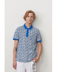 fila polo mens blue