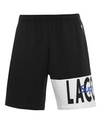 black lacoste bottoms