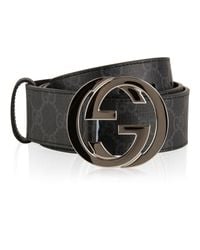 black gucci mens belt