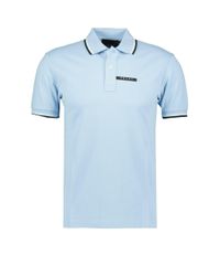 Prada Short Sleeve Polo Light Blue for Men | Lyst Prada Short Sleeve Polo Light Blue for Men | Lyst