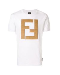Black cotton t-shirt - T-SHIRT | Fendi