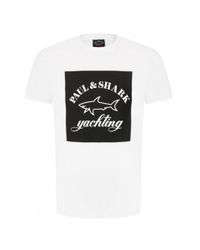 paul and shark crew neck t shirt