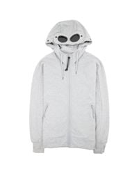 cp company black zip hoodie