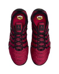 nike air vapormax plus university red men's shoe