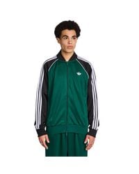 adidas Superstar Track Top in Green for Men | Lyst UK