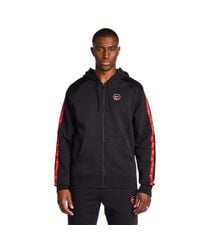 nike swoosh on tour pack hoodie in black