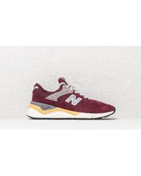 new balance x 90 burgundy