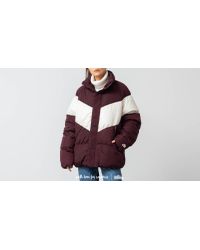 nike down fill jacket burgundy 