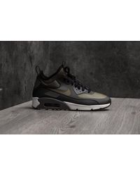 Nike Rubber Air Max 90 Ultra Mid Winter Sequoia/ Medium Olive-black for Men  - Lyst
