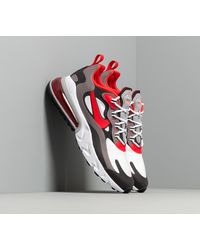 Nike Air Max 270 React Black University Red White Iron Grey For Men Lyst