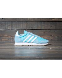 adidas Originals Leather Adidas Haven W Ice Blue/ Footwear White/ Grey Two  - Lyst