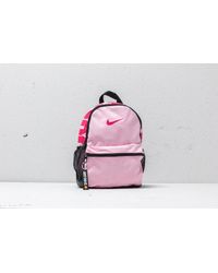 nike pink just do it logo mini backpack