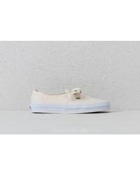 vans canvas authentic knotted black