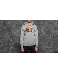 Carhartt WIP Gray Hooded Division Sweat Grey Heather for men