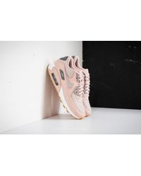 Nike Leather Wmns Air Max 90 Particle Beige/ Moon Particle - Lyst