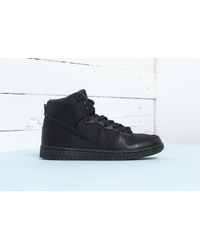Nike Leather Sb Zoom Dunk Hi Pro Bota Black/ Black-anthracite for Men | Lyst