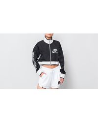 nike archive cropped track jacket