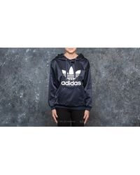 Adidas Originals Blue Adidas Trefoil Hoodie Legend Ink for men