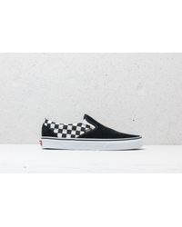 tiger check slip on vans