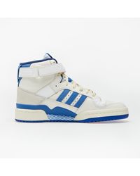 adidas Originals Adidas Forum 84 High Blue Thread Off White/ Bright Blue/  Ftwr White for Men | Lyst