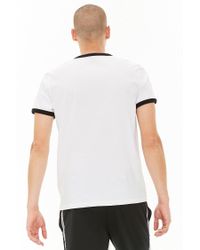 Forever 21 Cotton S Osaka Graphic Ringer Tee Shirt In White For Men Lyst