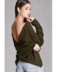 knot back sweater