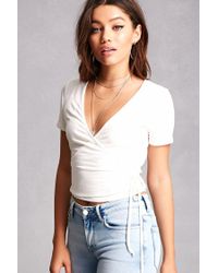 forever 21 wrap top
