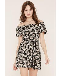 forever 21 floral off the shoulder dress