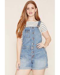 plus overall shorts