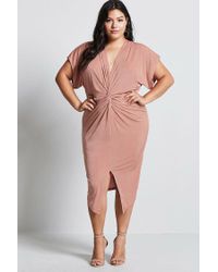 forever 21 twist front dress