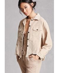 distressed corduroy jacket