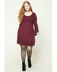 plus size bell sleeve dress forever 21