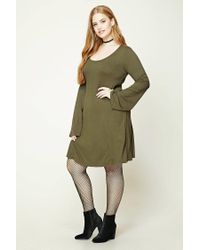 plus size bell sleeve dress forever 21