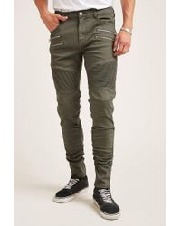 olive green moto pants