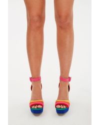 rainbow platform shoes forever 21