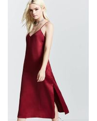 silk slip dress forever 21