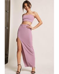 tube top and maxi skirt set