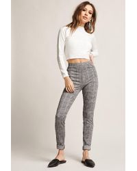 glen plaid women's pants