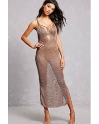 forever new multi sheer dress