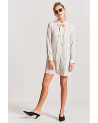 chiffon shirt dress forever 21