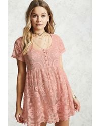 sheer pink babydoll dress