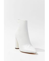 faux croc leather booties