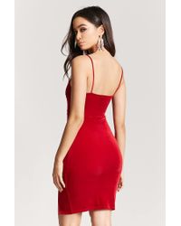 red bodycon dress forever 21