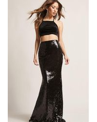 sequin maxi skirt forever 21