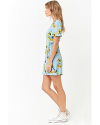 lemon print dress forever 21