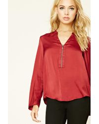 satin blouse forever 21