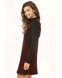 button front overall dress